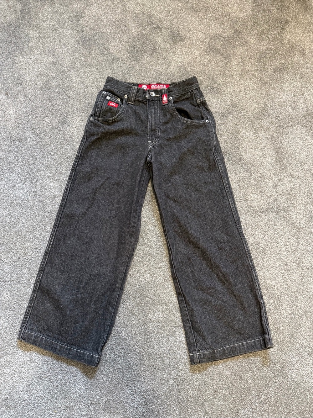 Size 10 Y2K JNCO Tribals Jeans Baggy Snake Embroidered Skate Streetwear